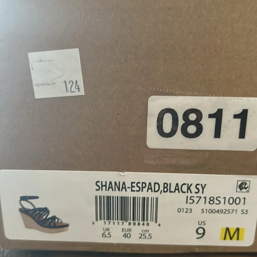 Zodiac Shana Espadrille Wedge Sandal Size 9